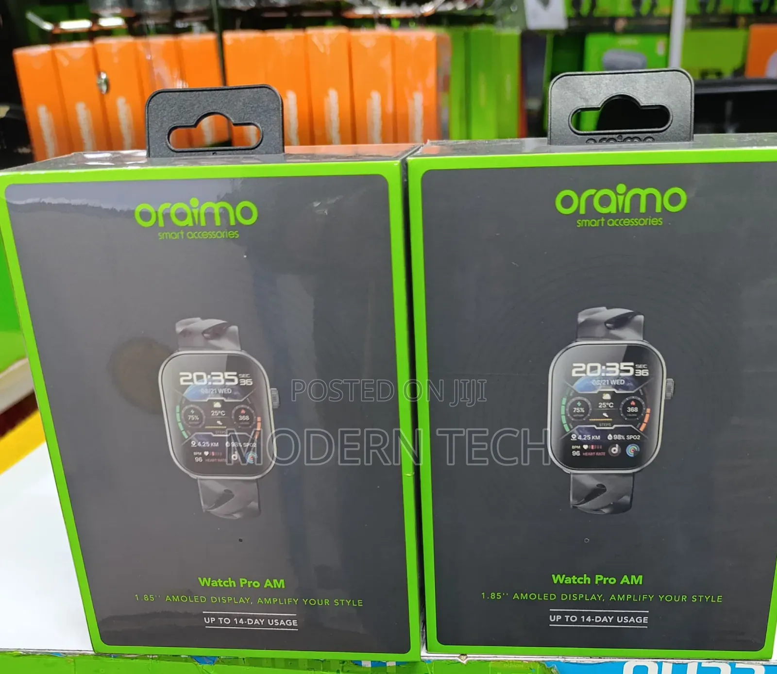 Oraimo Watch Pro Am 1.85′′ Amoled Ip68 Smart Watch