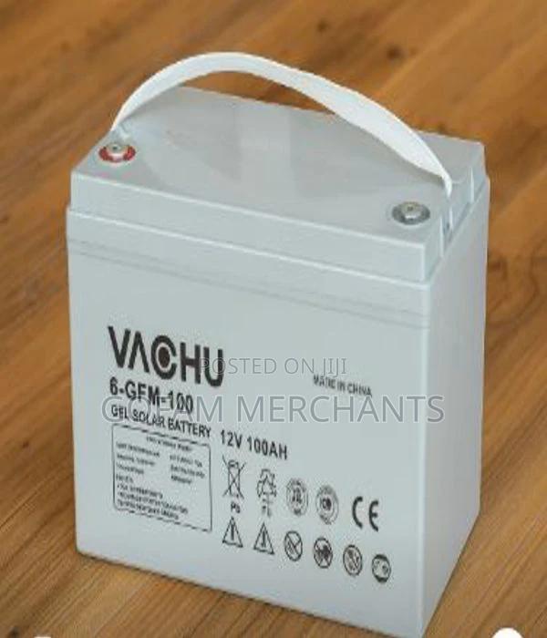 Yachu Solar Gel Battery, 12v 100ah