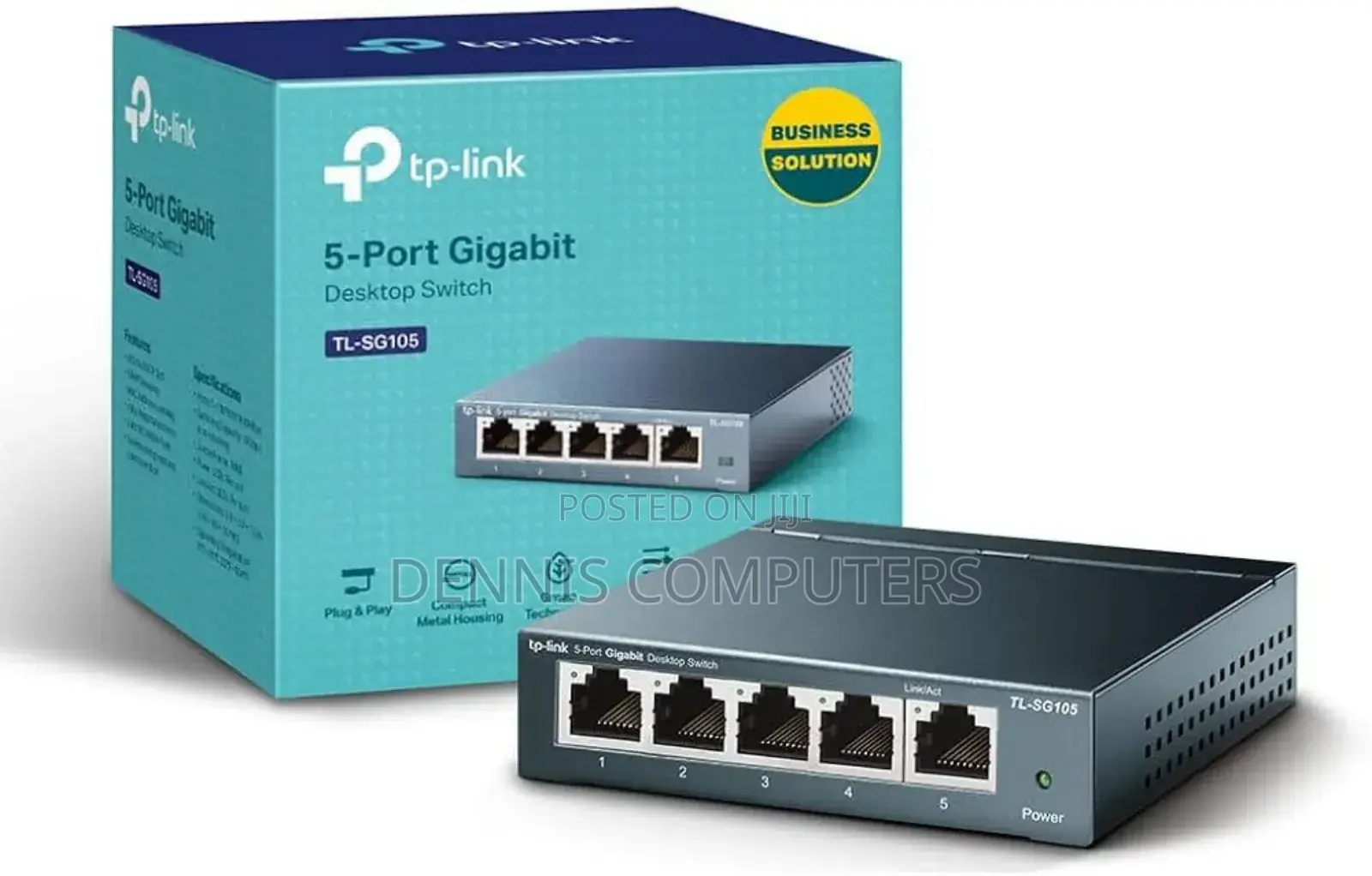 Tp-Link 5-Portmbps Gigabit Desktop Switch Ti-Sg105