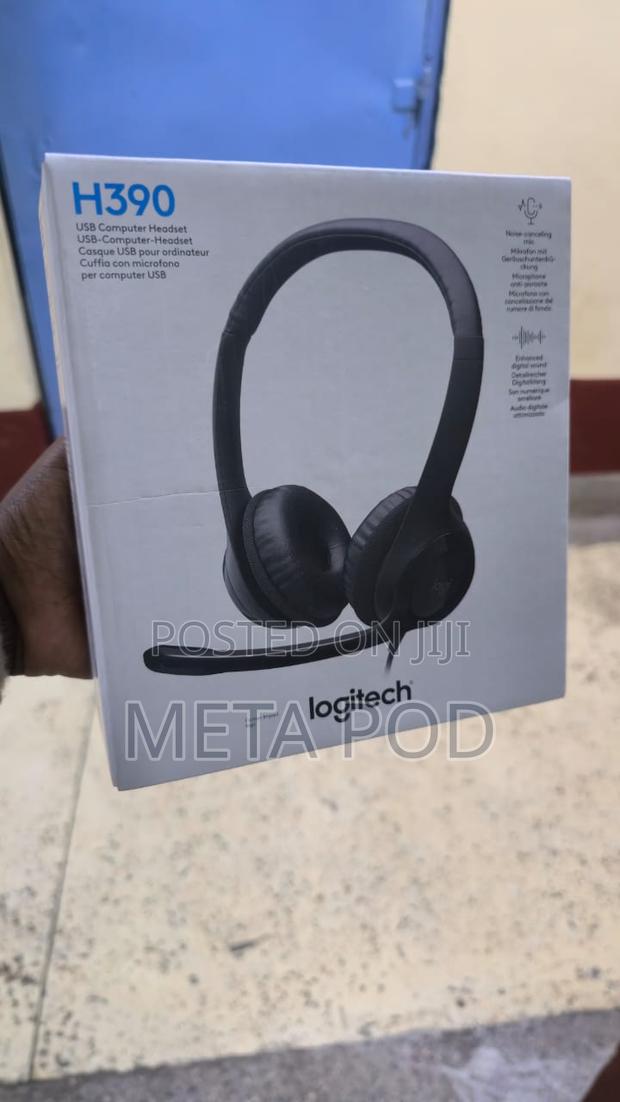 Logitech H390 Usb-a Headset With Noise Cancelling Mic - Black - main view