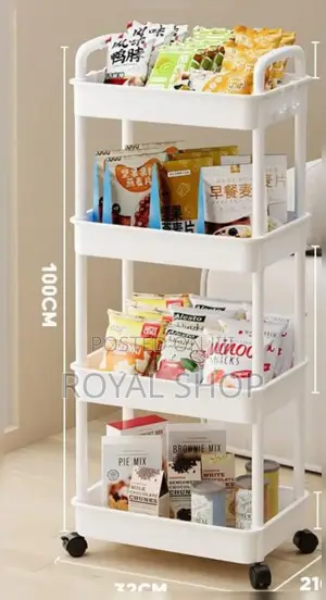4 Tier Heavy Plastic Rack