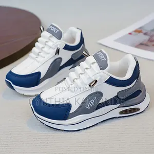 Cuuuteeee Blue and Black Sneakers
