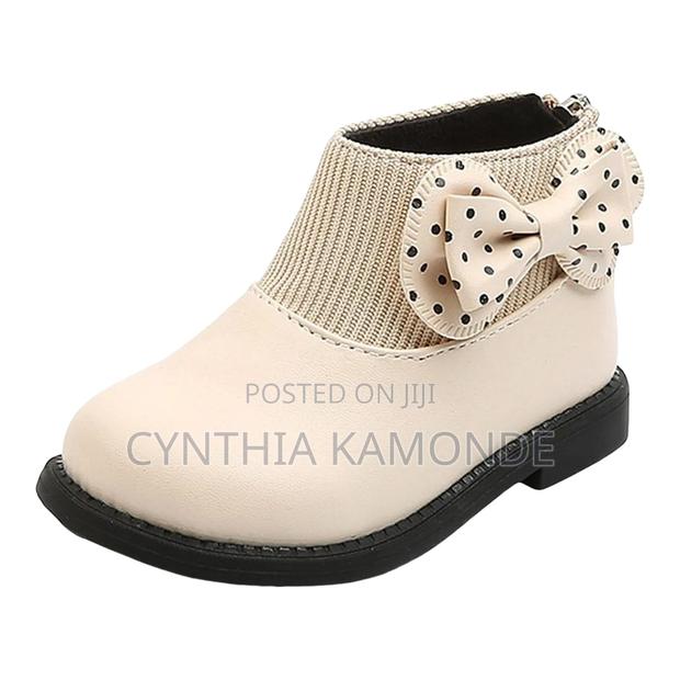 Beige , Peach , Black Girls Boots - thumbnail 5
