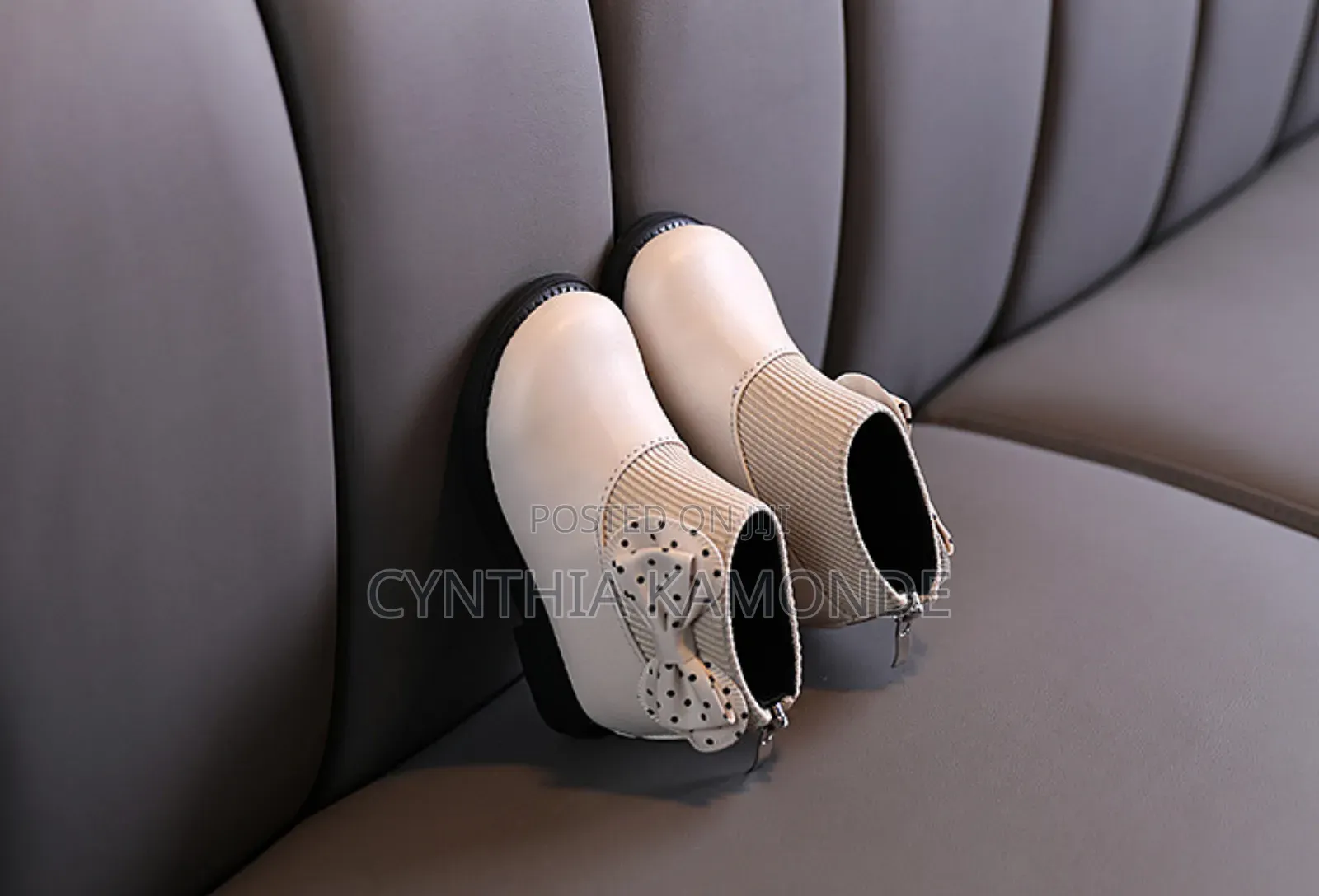 Beige , Peach , Black Girls Boots