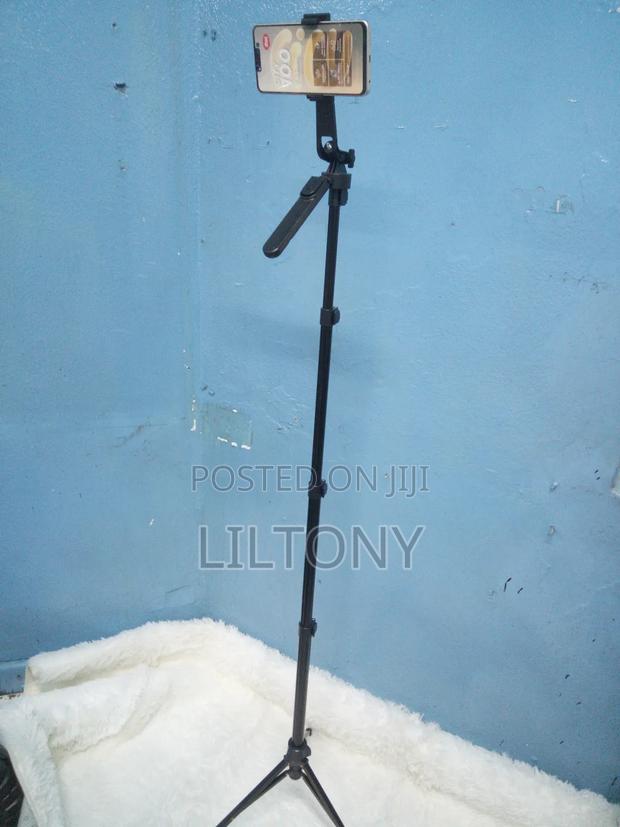 2mtrs Phone, Camera, Projector Tripod With Bluetooth - thumbnail 2