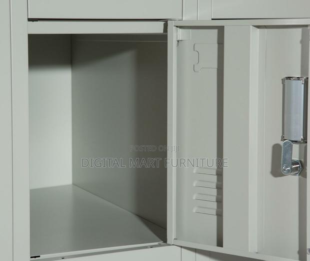 White Industrial 15 Locker Storage Cabinet - thumbnail 11