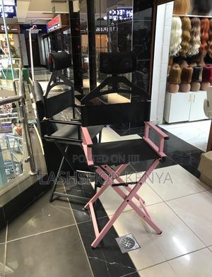 Salon Makeup Chair - Adjustable Headrest Included - main view