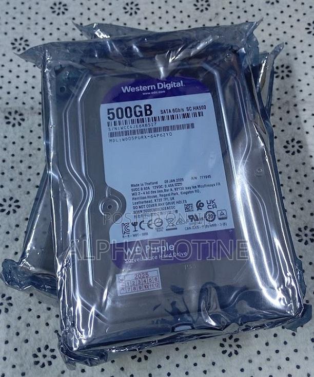 500hdd Wd Purple (Surveillance Drives)