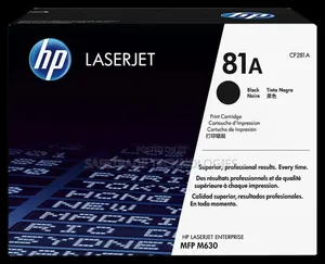Original Hp 81a Black Toner Cartridge