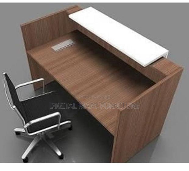 1400mm White Reception Desk For Cashier - thumbnail 4