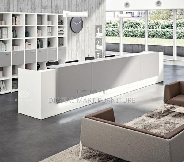 1400mm White Reception Desk For Cashier - thumbnail 8