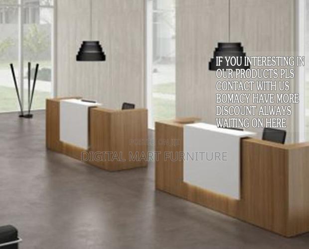 1400mm White Reception Desk For Cashier - thumbnail 9