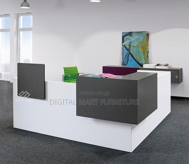 1400mm White Reception Desk For Cashier - thumbnail 10