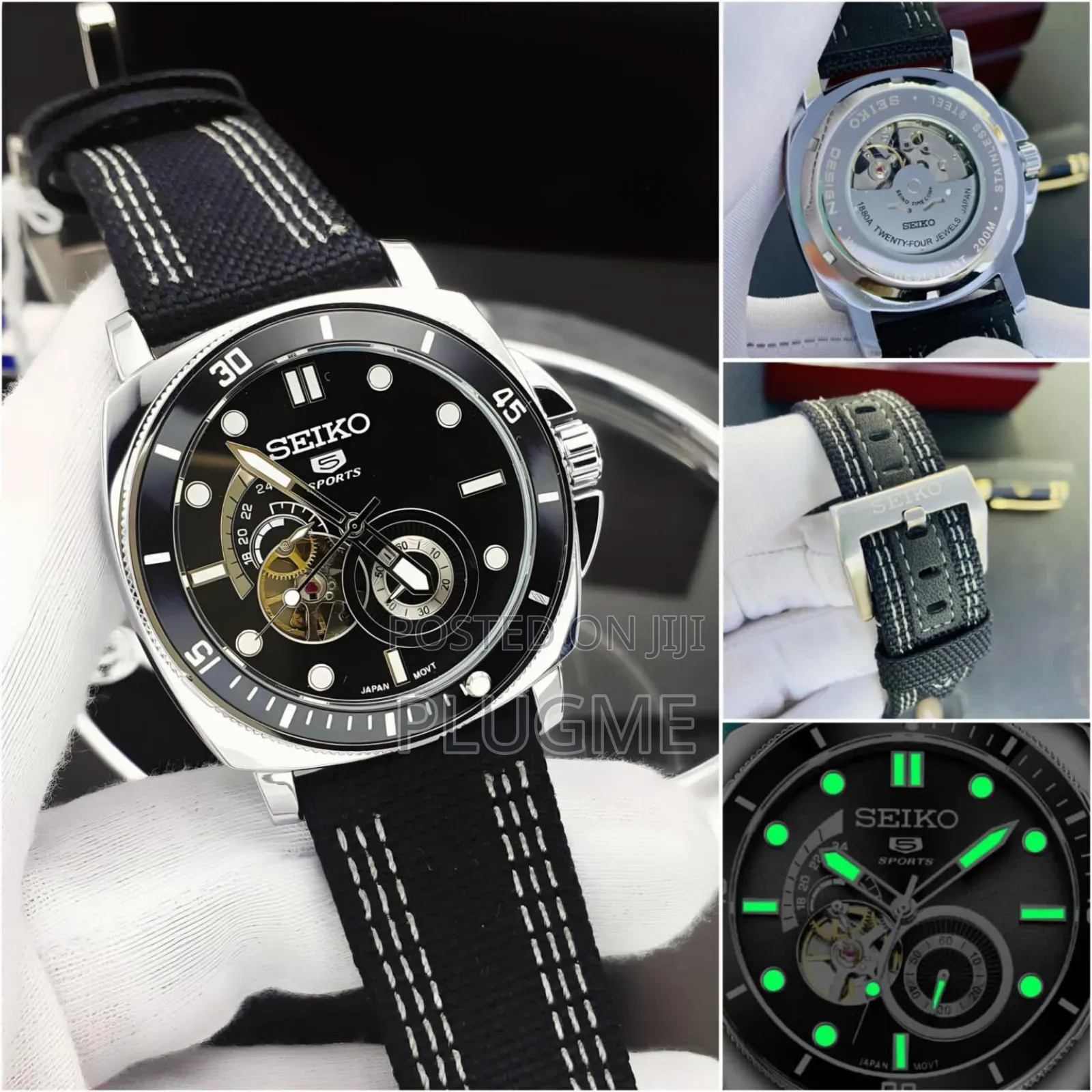 Seiko 5 Sports Automatic Watch Luxury Wrist Watch