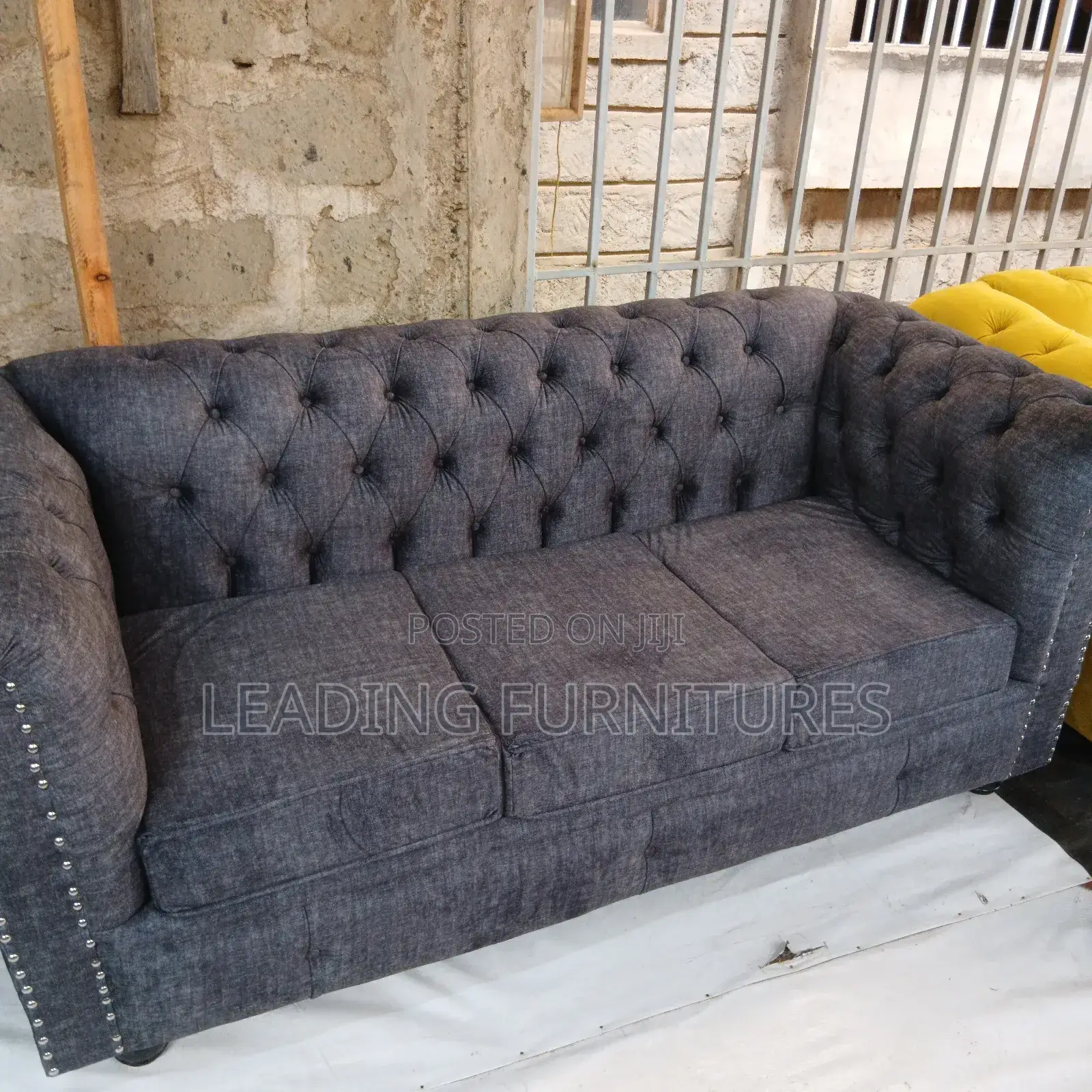 Chester 3seater Dark Grey