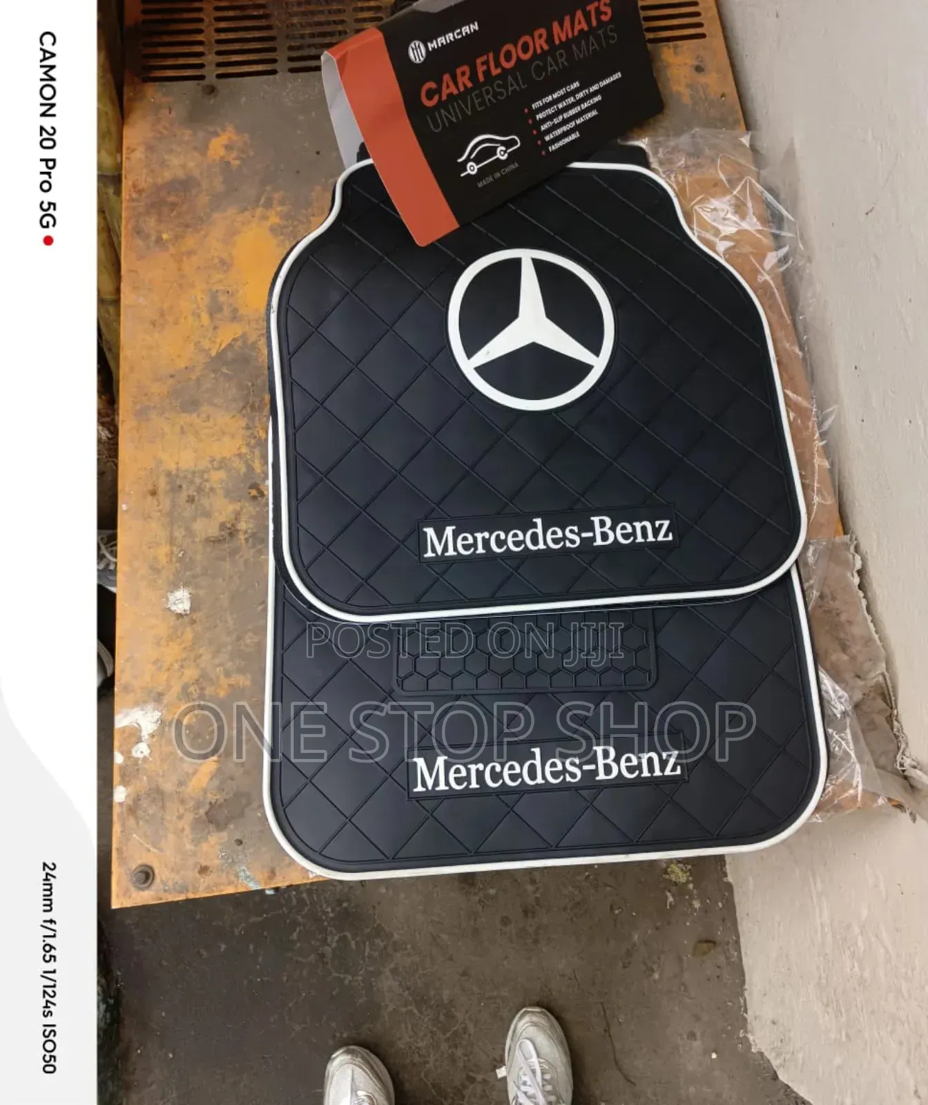 Mercedes Rubber Carpet Dust Mats 5pcs