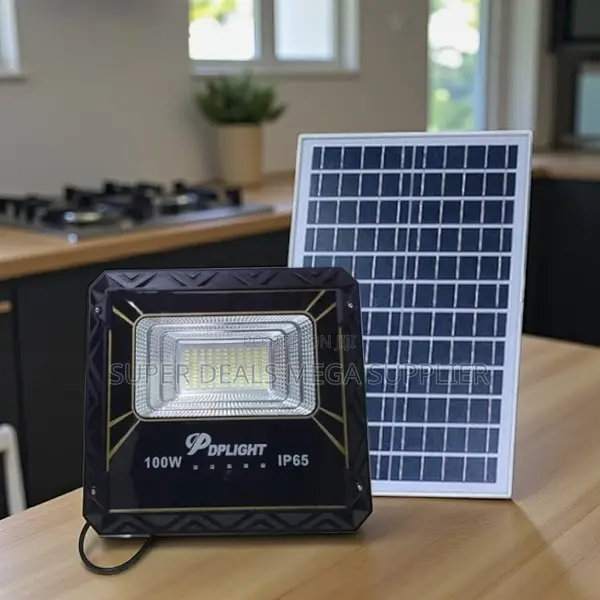 100w Solar Flood Light High Brightness Automatic Control Ip66 Rated