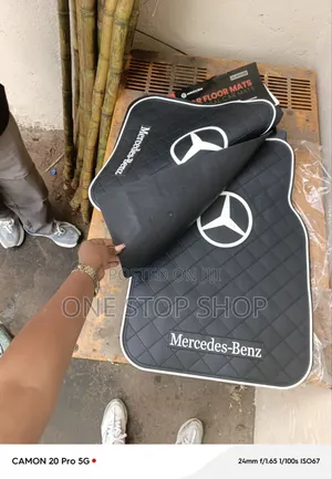 5pcs Mercedes Branded Floor Waterproof Mats Fits All Models