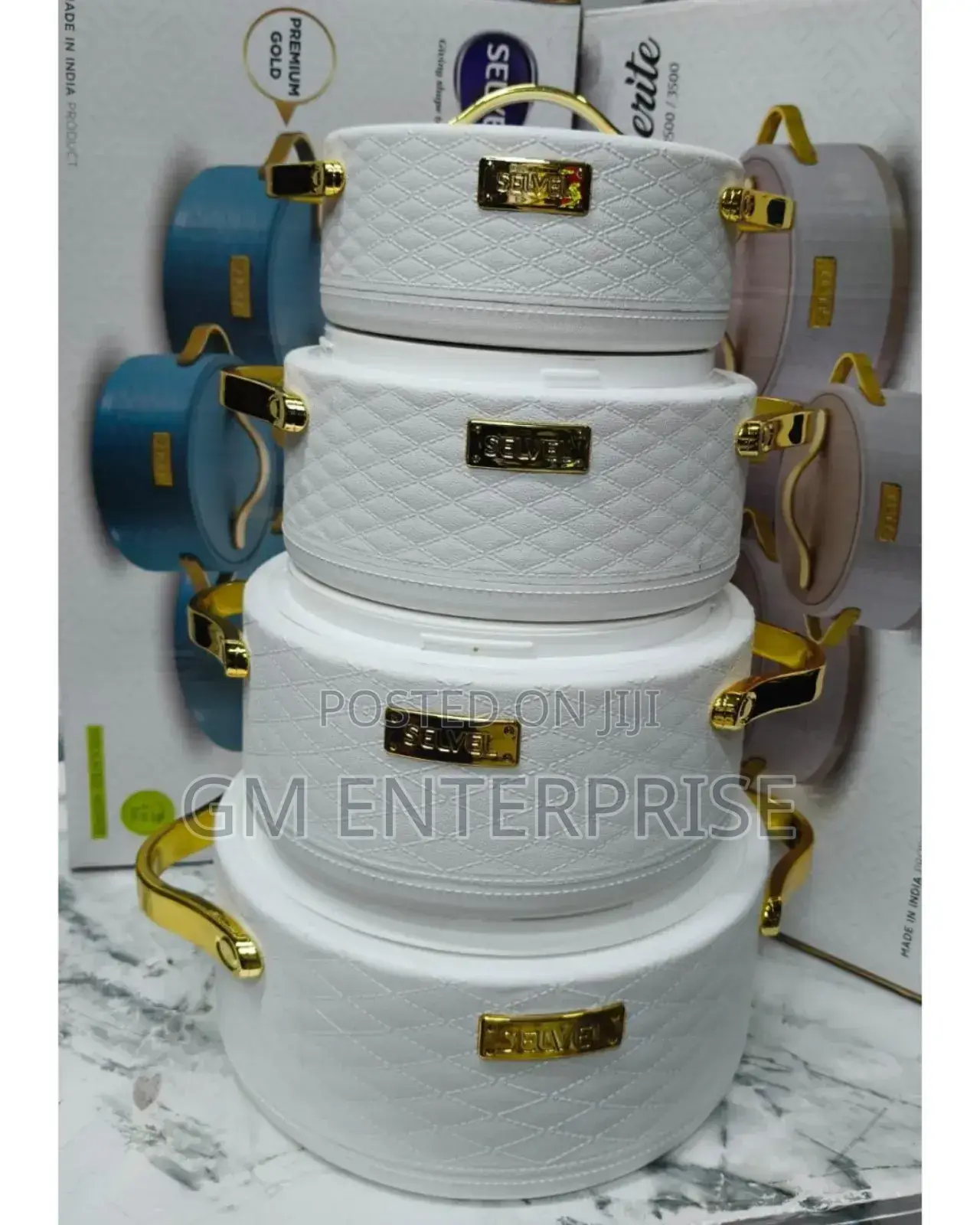 *Leatherite 4 PCS Insulated Hot Pots