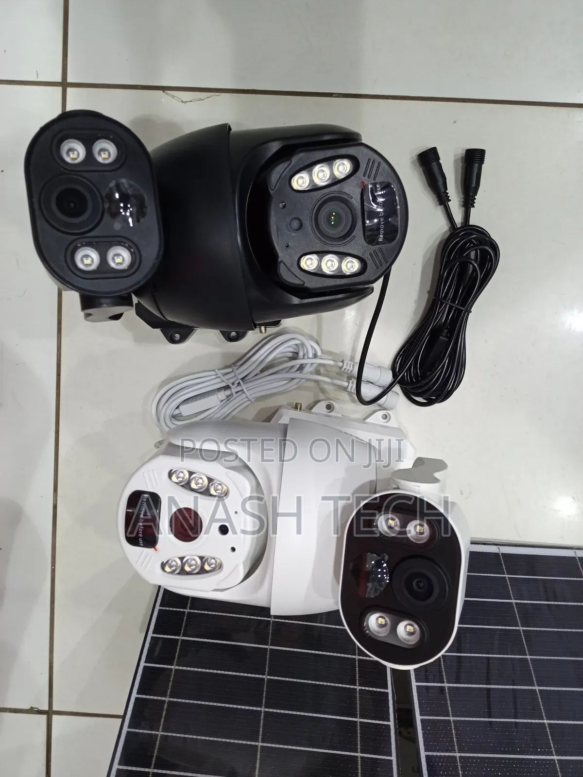 Dual Lens 4g Solar CCTV Camera 6mp With Simcard Slot Full Color