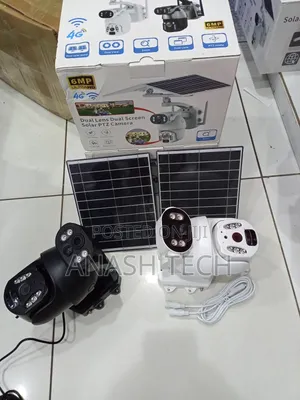 6mp Full Metallic Dual Lens Ubox 4g Solar Powered Wireless PTZ Camera