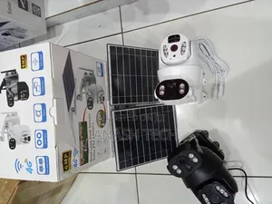 Ubox 6mp Dual Lens 4g Solar PTZ Camera Outdoor Camera