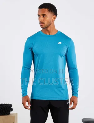 Men Gym Training Long-Sleeves Shirts