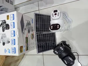 New 6mp Dual Lens Cameras Dual Solar Panel Ubox 4g Camera