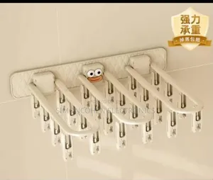 24 Clip Multifunction Wall Folding Cloth Hanger