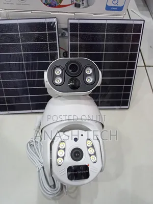 Dual Lens 6mp Ubox 4g Simcard Solar CCTV Outdoor Camera