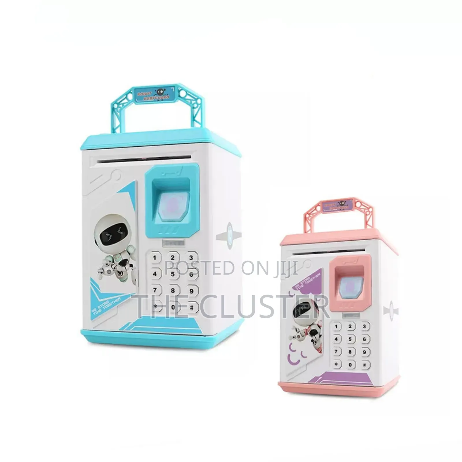 Kids Atm Fingers Print Piggy Bank