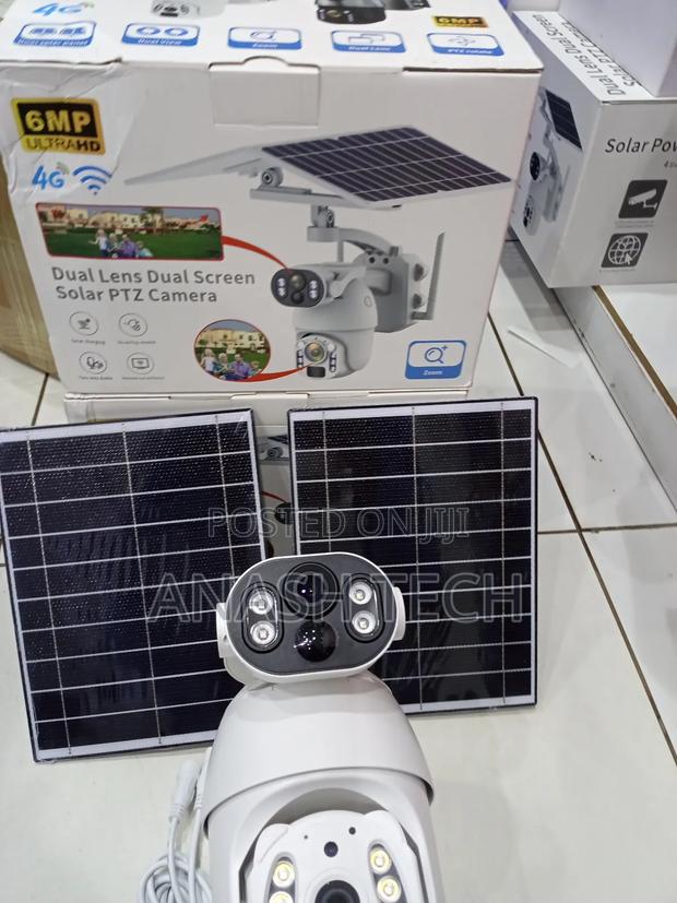 Ubox Dual Lens 6mp 4g Enabled Solar Powered Camera