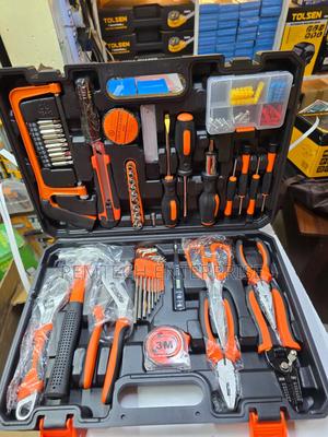 Generic Household Hand Tool Set in a Plastic Carrying Case - main view