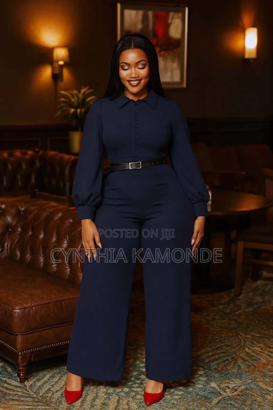 Collar Jumpsuit