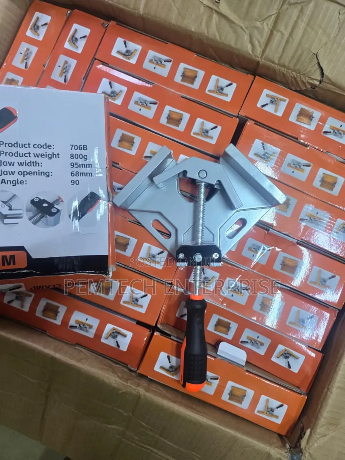 90-Degree Right Angle Corner Clamp,