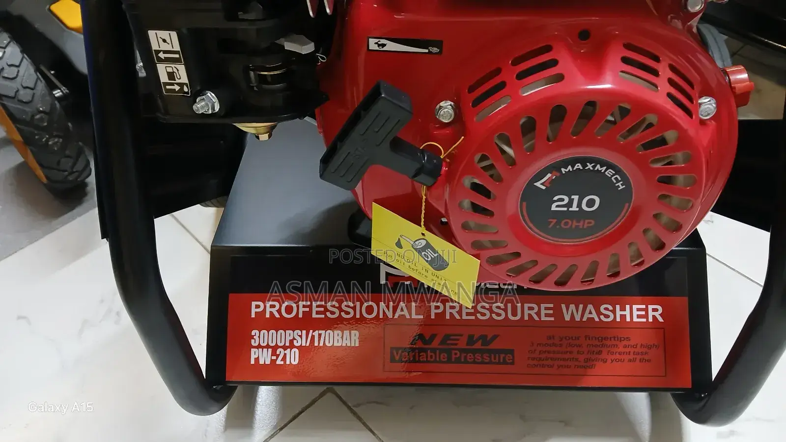 Pressure Washer 7.0hp