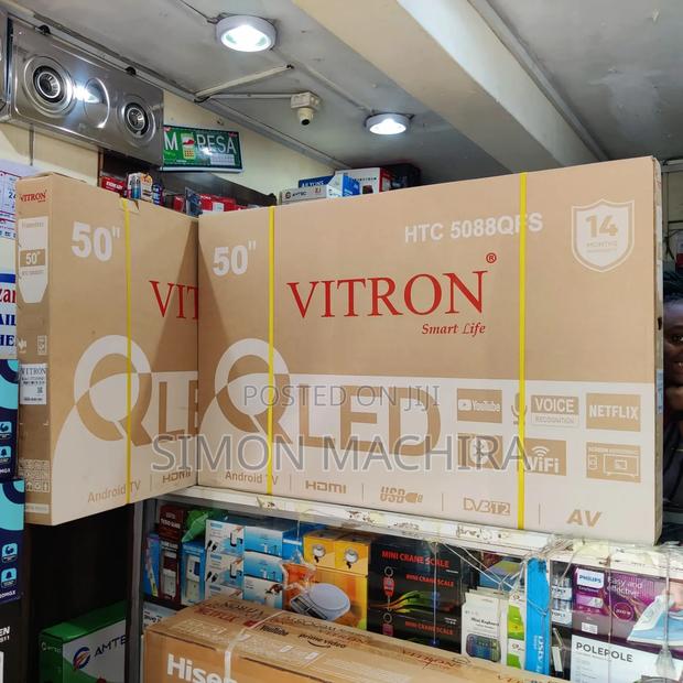 Vitron 50 Inch Qled Smart Tv Frameless - main view