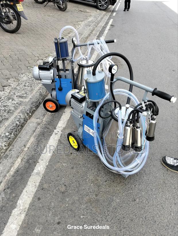 Powered Milking Machine - main view