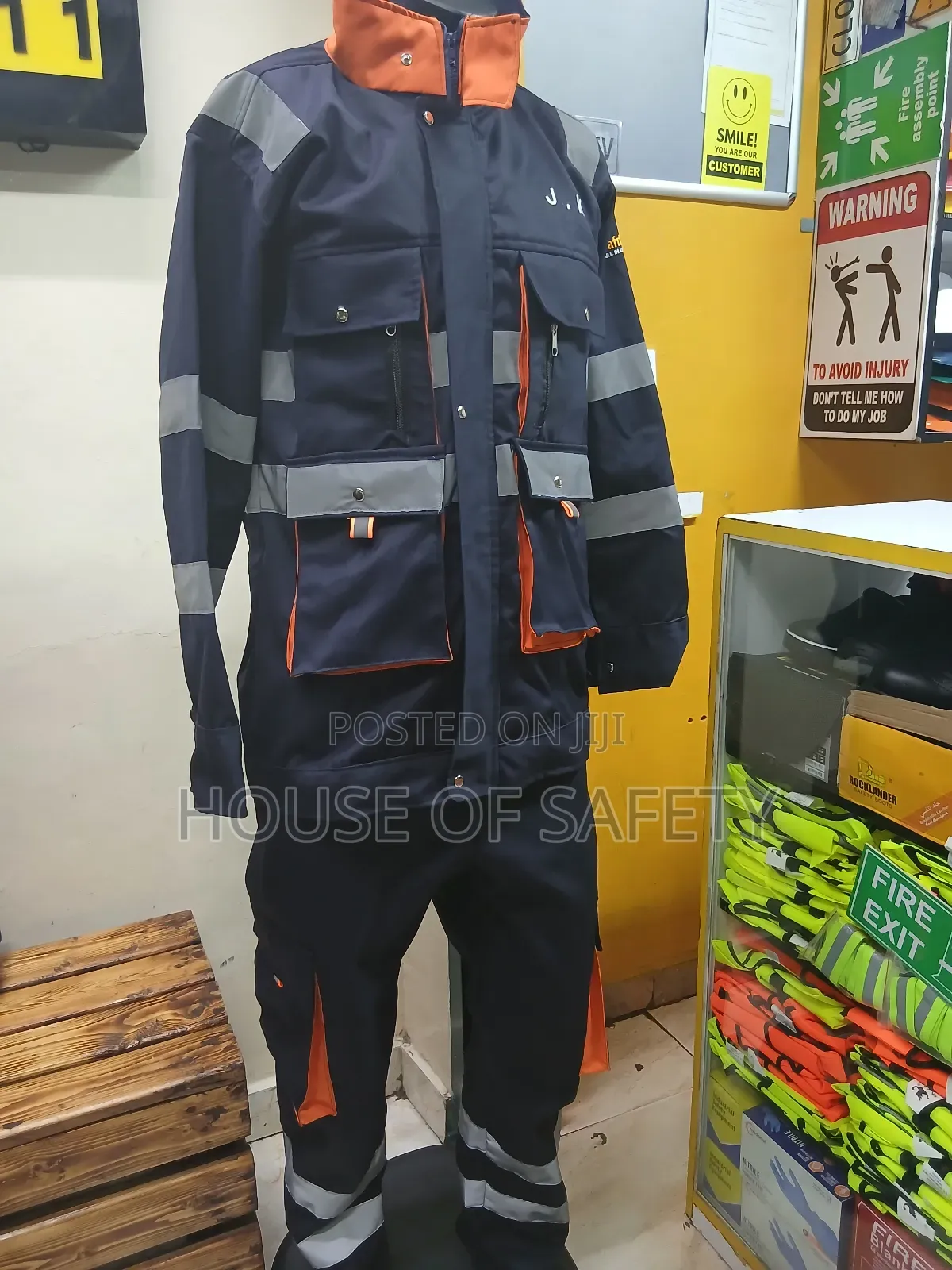 Reinforced Seams Working Suits