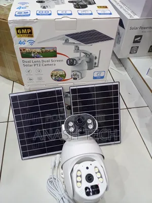 6mp Dual Lens Ubox 4g Solar Powred Wireless CCTV Weatherproof