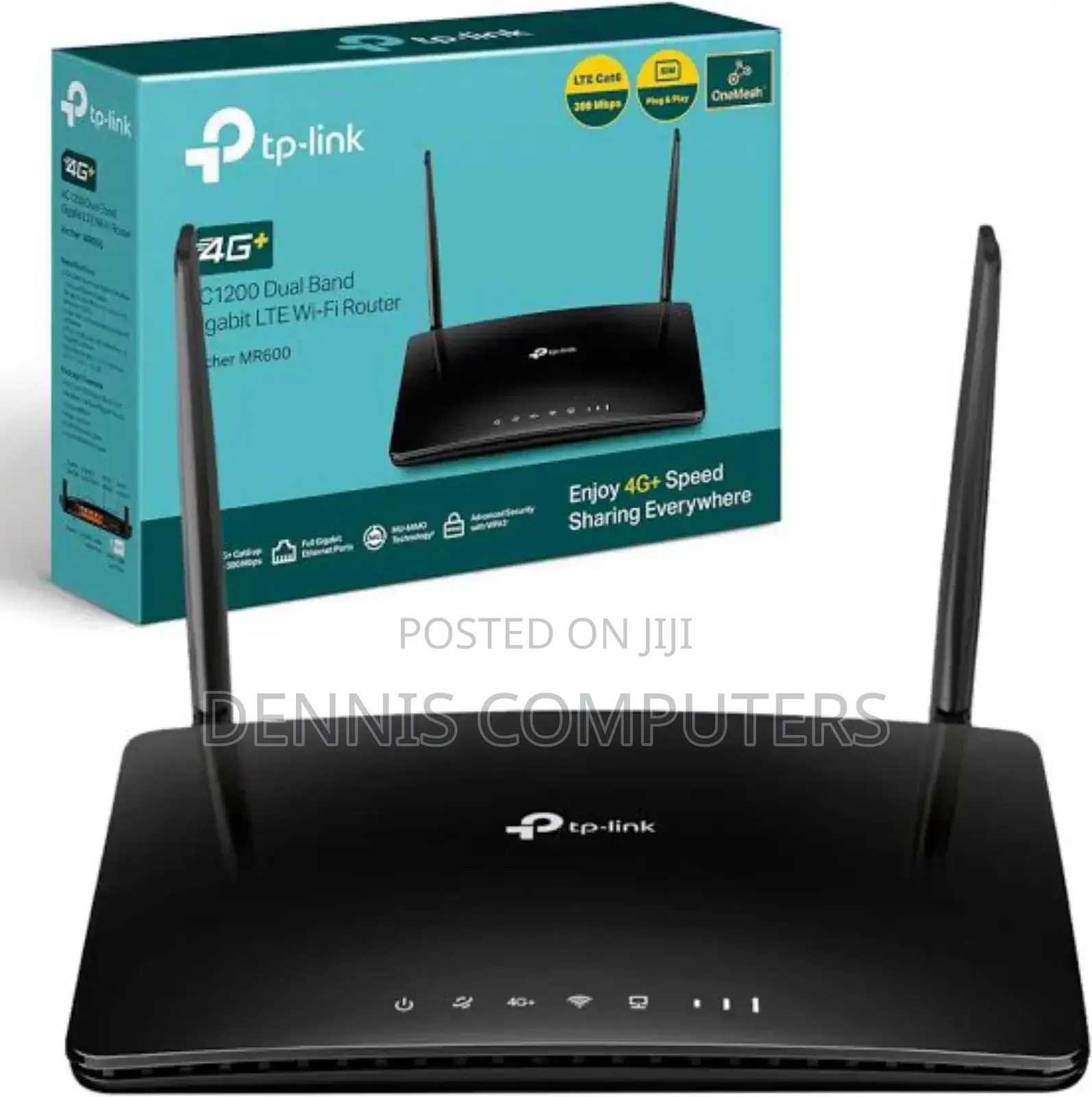 Tp-Link 4g+ Cat6 Ac1200 Wireless Dual Band Gigabit Router Mr600
