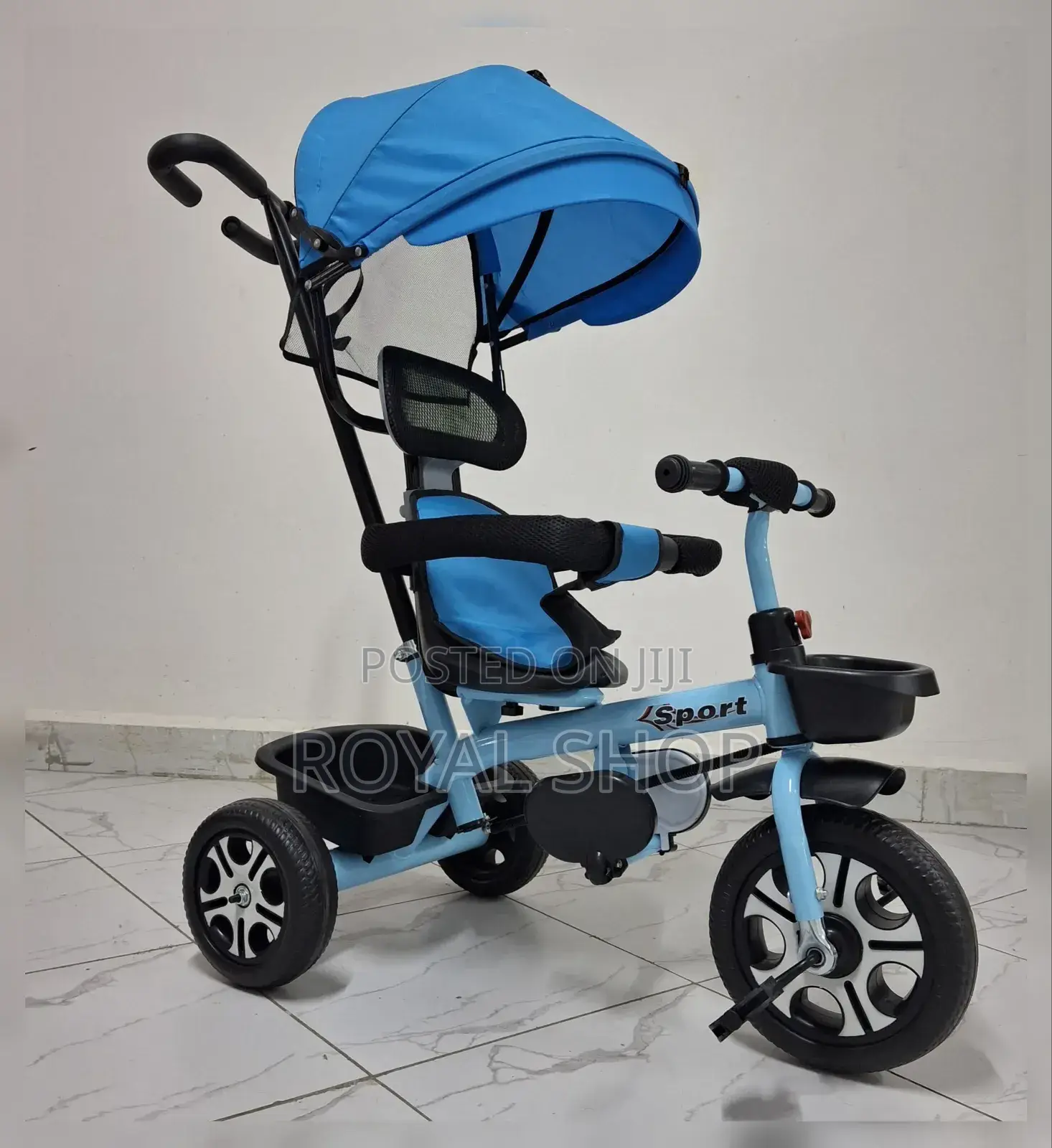 Push Handle Tricycle With Canopy