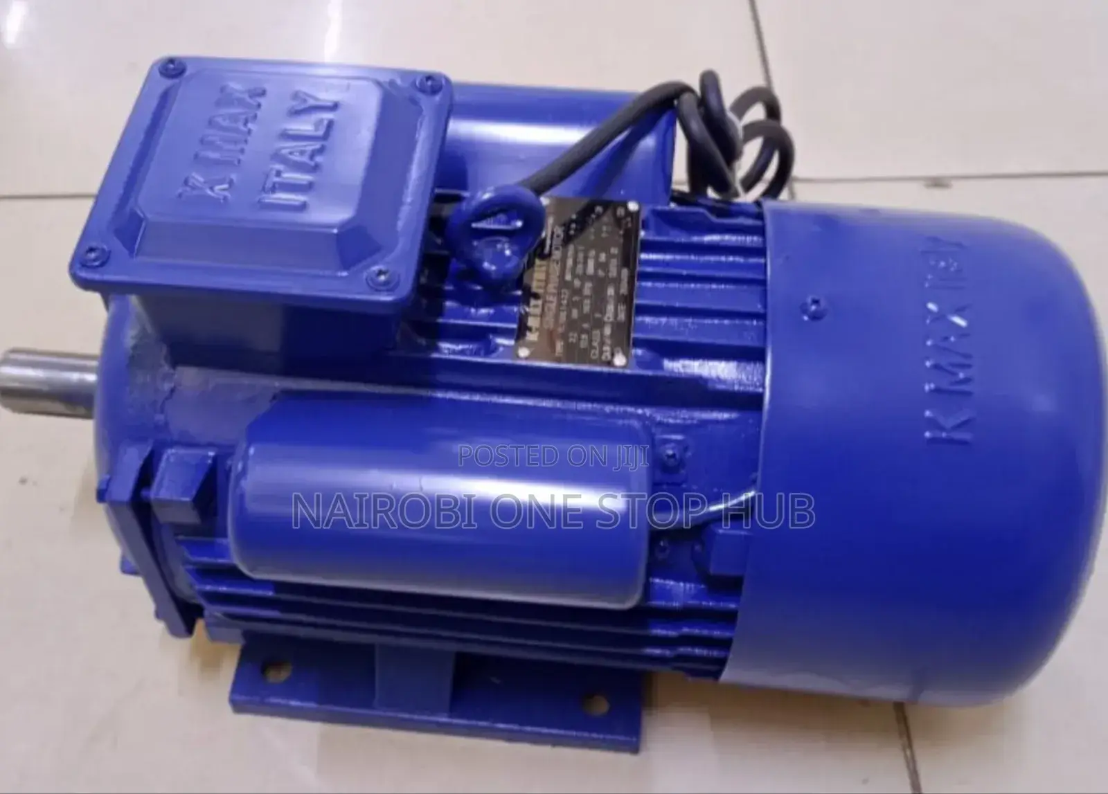 3hp Single Phase Low Speed Kmax Italy Heavy Duty Motor