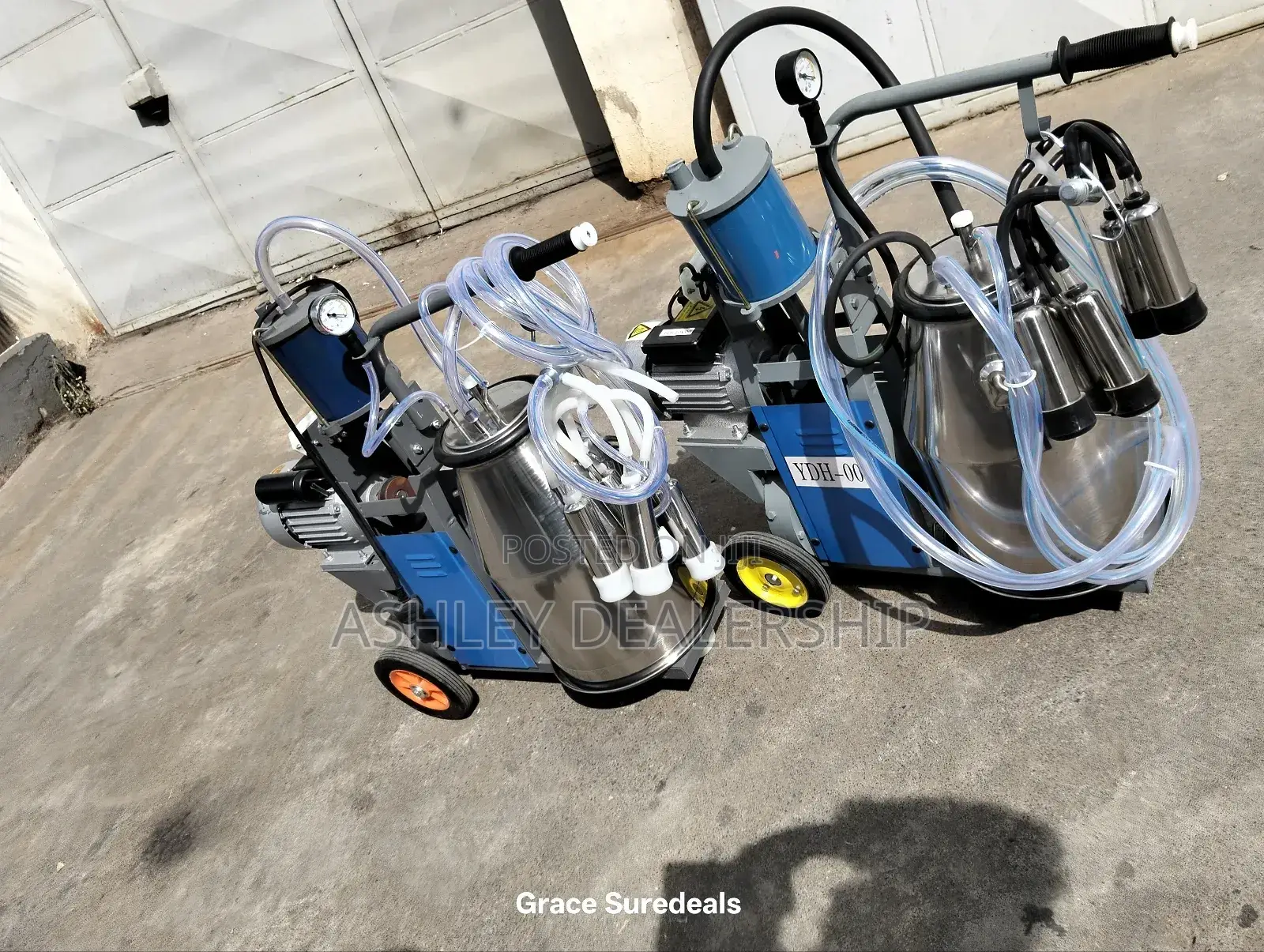 Non- Contaminated Milking Machine