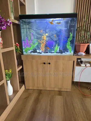 Family Aquarium Centerpiece Cabinet