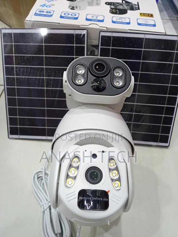 Hd Intelligent Security Outdoor 4g 6mp Dual Lens Ubox Camera PTZ