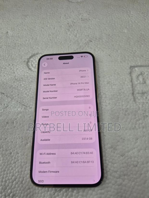 Apple iPhone 14 Pro Max 256 GB Gold - main view