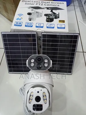 Solar Power Dual Lenses 4g Connectivity PTZ Camera