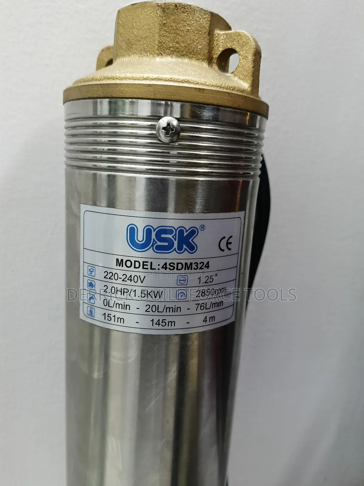 Usk 2hp 151m Submersible Pump With Control Box