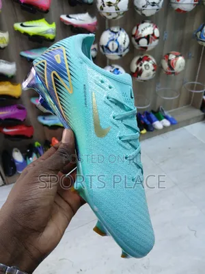 Nike  Turquoise Turbo Air Zoom Cleats Football Boots